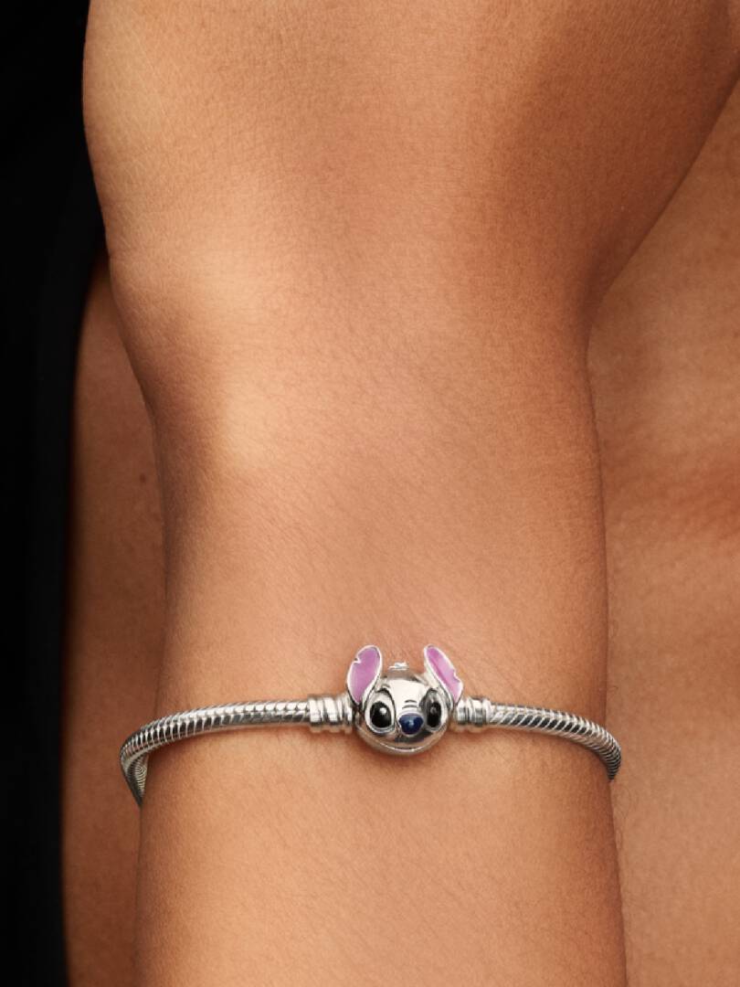 Disney Stitch Snake Chain Bracelet Sterling silver