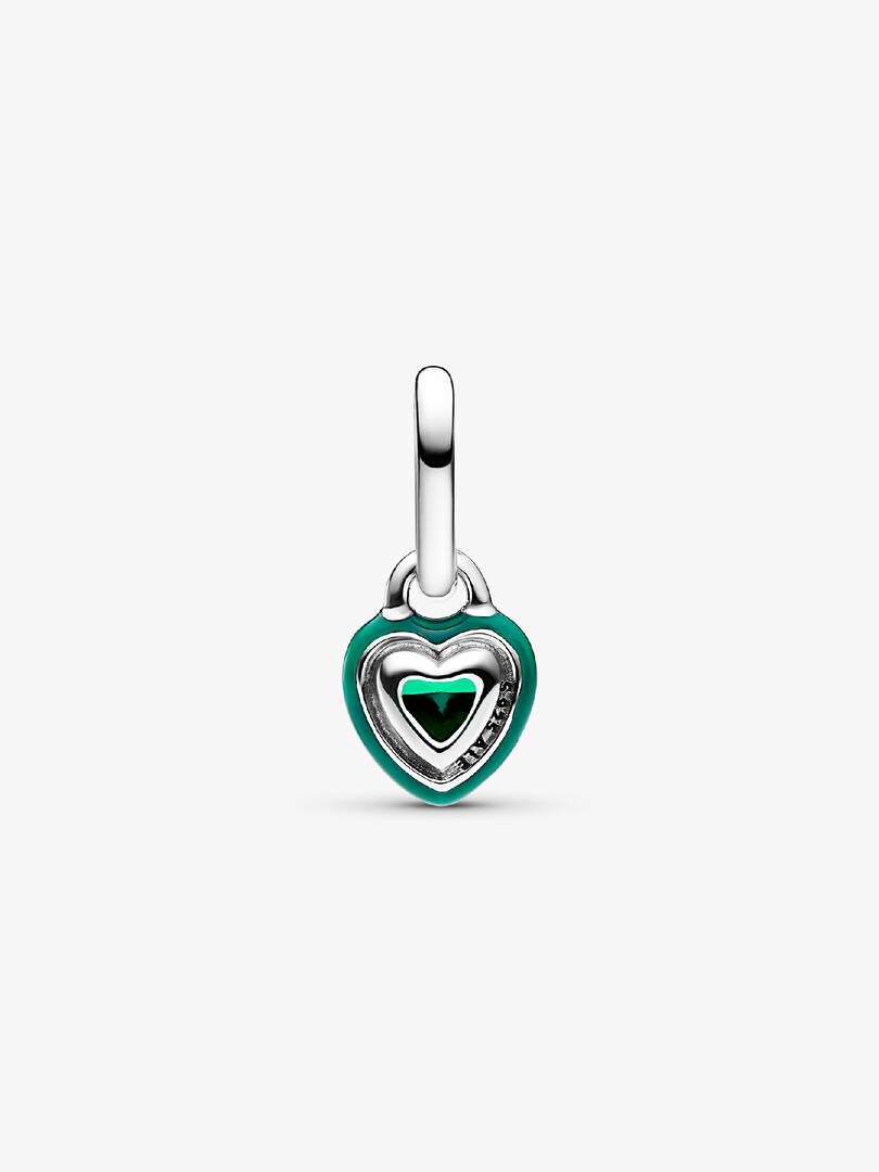 Pandora ME Green Chakra Heart Mini Dangle Charm Sterling silver