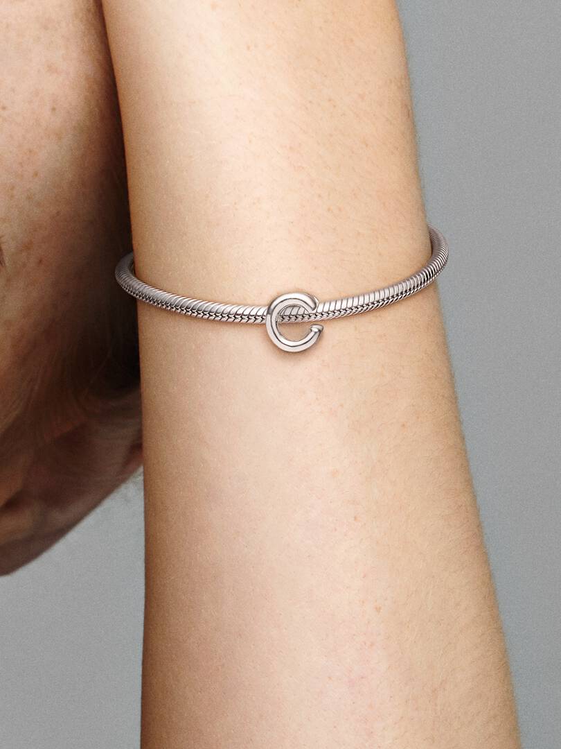 Letter C Alphabet Charm Sterling silver