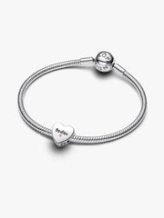 Besties Heart Charm Sterling silver