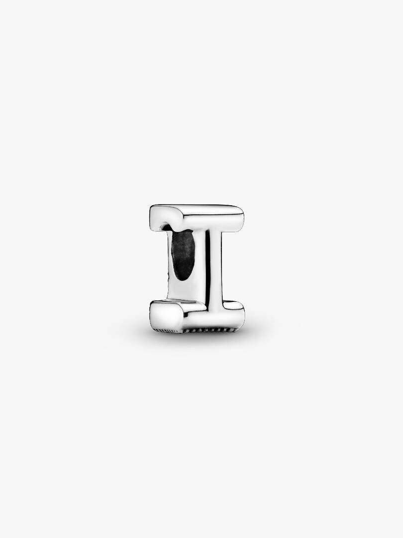 Letter I Alphabet Charm Sterling silver