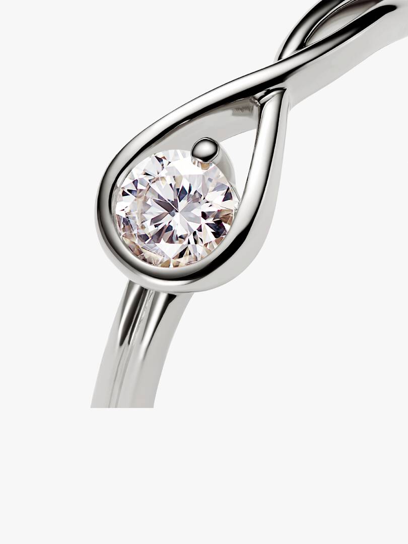 FINAL SALE - Pandora Infinite 14k White Gold Lab-grown Diamond Ring 0.25 ct TW, 14k white gold