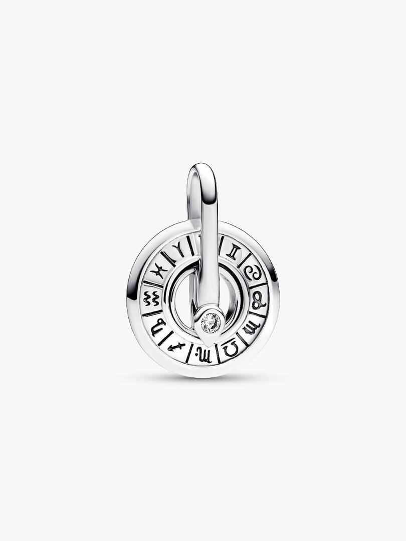 FINAL SALE - Pandora ME Zodiac Wheel Medallion Charm Sterling silver
