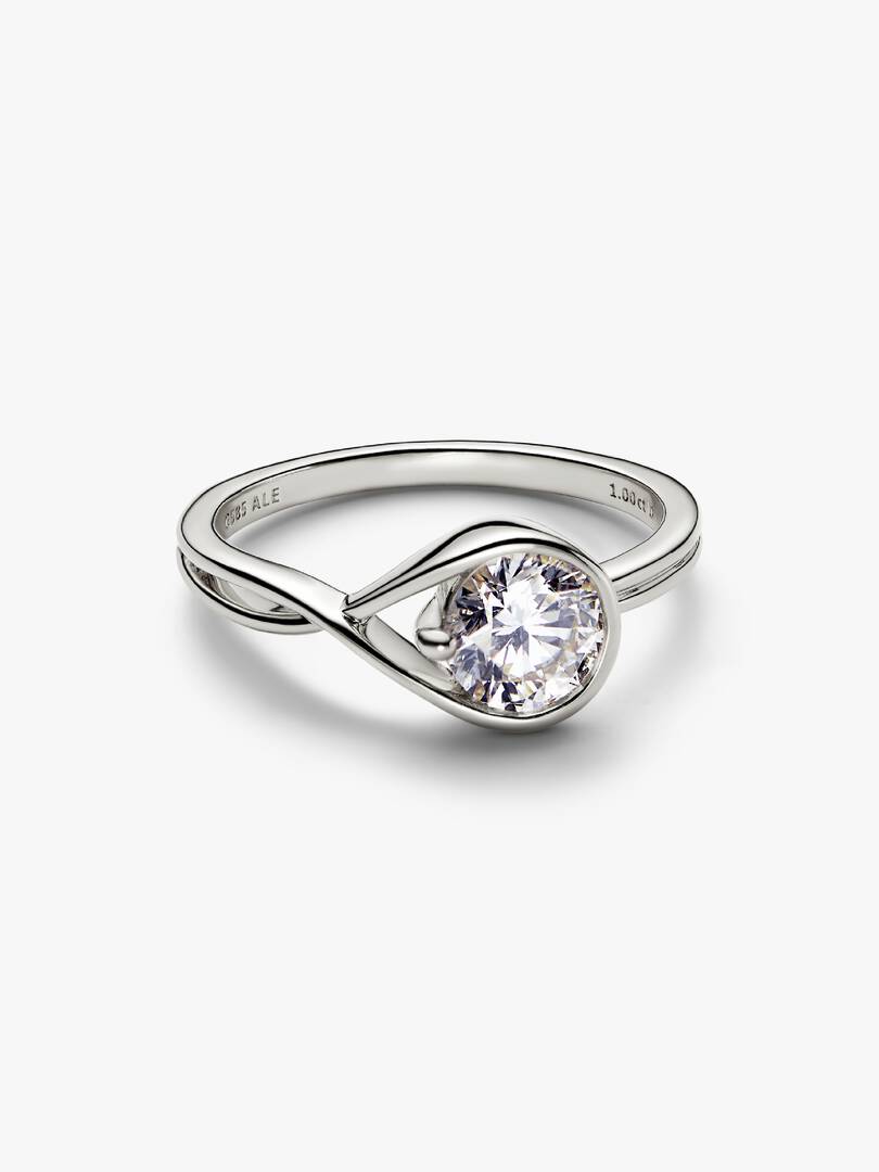 Pandora Infinite 14k White Gold Lab-grown Diamond Ring 1.00 ct TW, 14k white gold