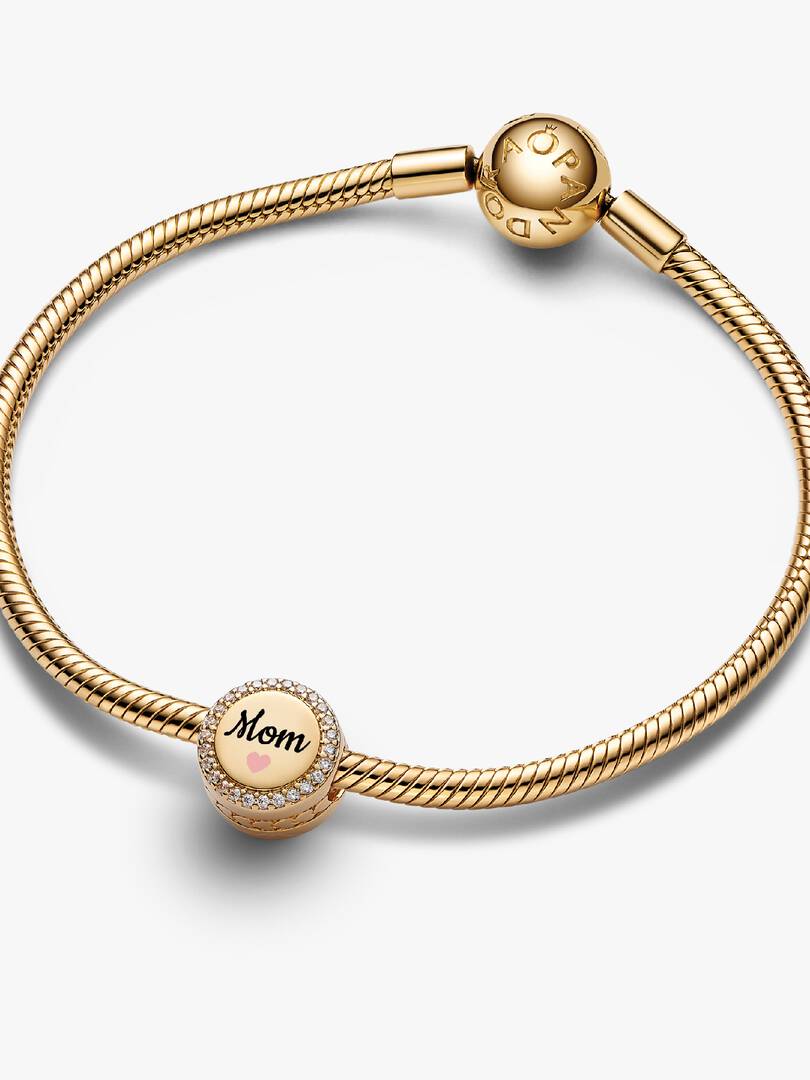 Mom Charm 14k gold plating