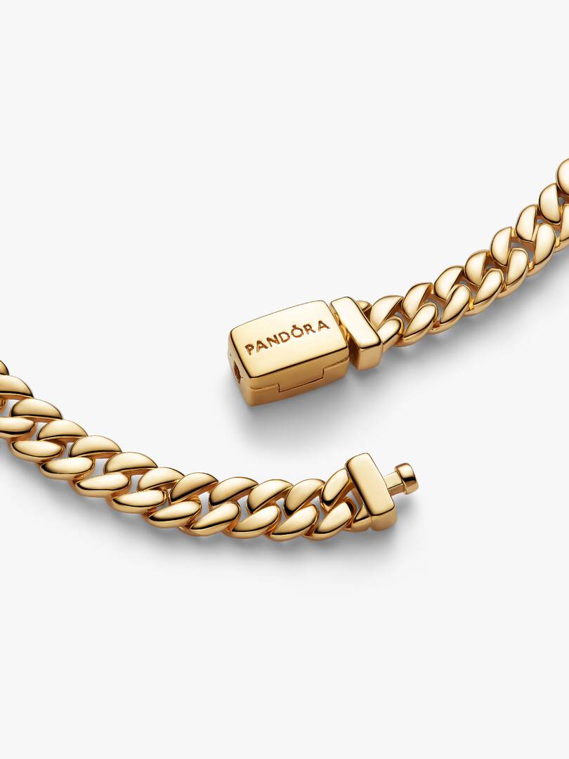 Cuban Chain Bracelet 14k gold plating
