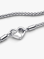 Pandora Moments Studded Chain Necklace Sterling silver