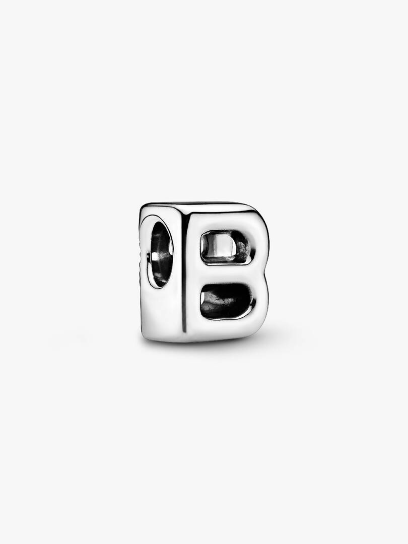 Letter B Alphabet Charm Sterling silver