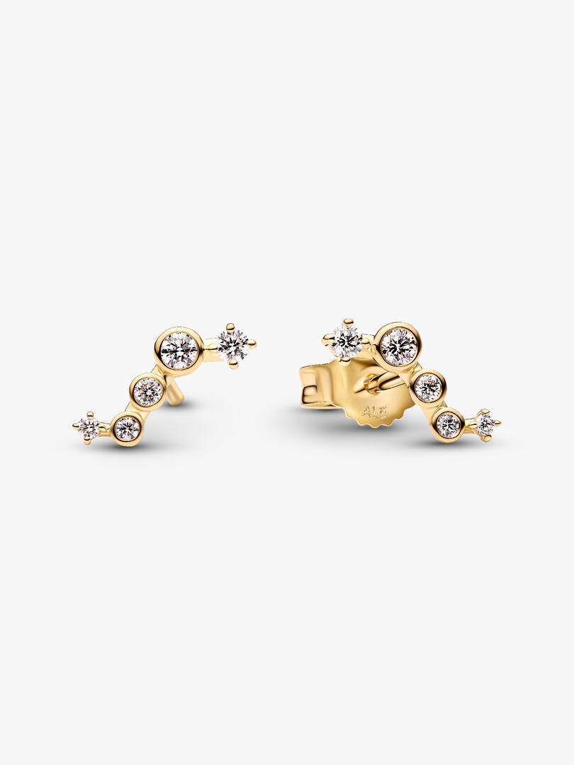 Pandora Era Lab-Grown Diamond Droplet Stud Earrings 0.17 ct TW, 14k gold