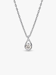 FINAL SALE - Pandora Infinite Sterling Silver Lab-grown Diamond Pendant Necklace 0.50 ct TW, Sterling silver