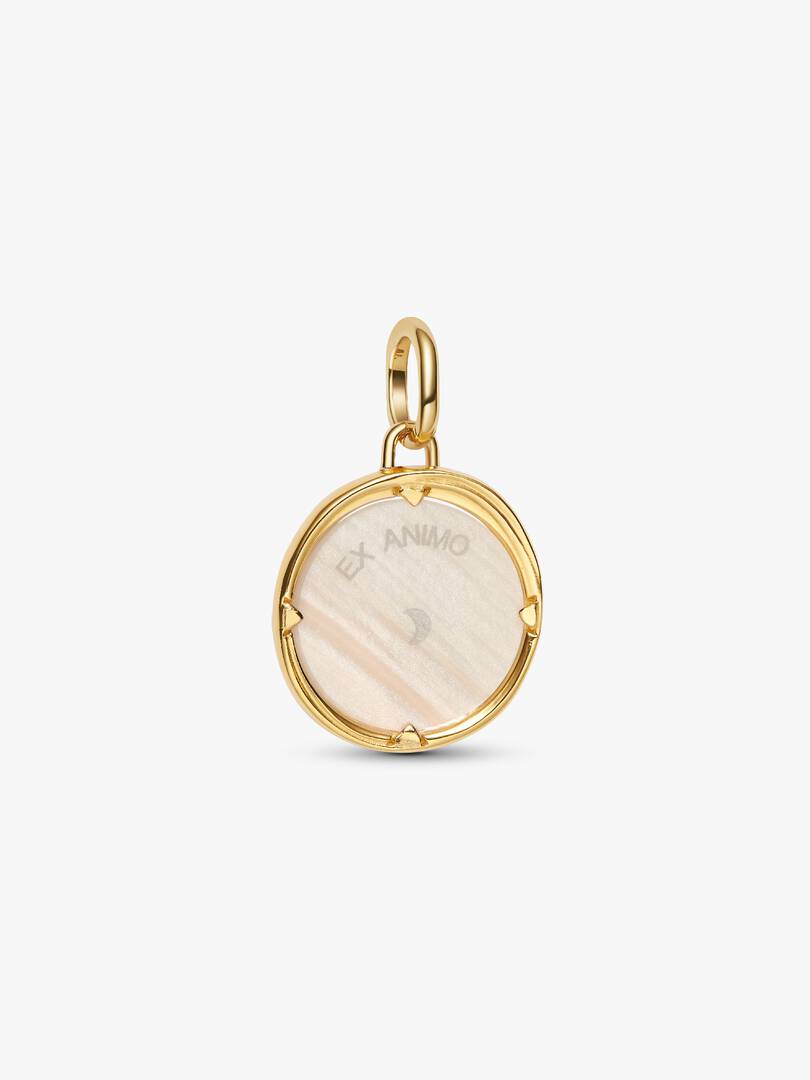 Pegasus Medallion Charm Sterling silver, 14k gold plating