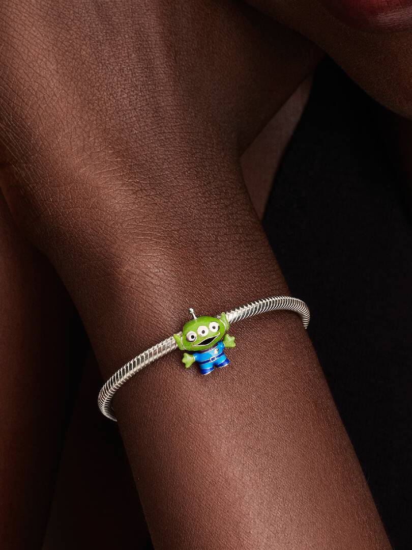 Disney Pixar Toy Story Alien Charm Sterling silver