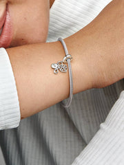 Family Infinity Triple Dangle Charm Sterling silver