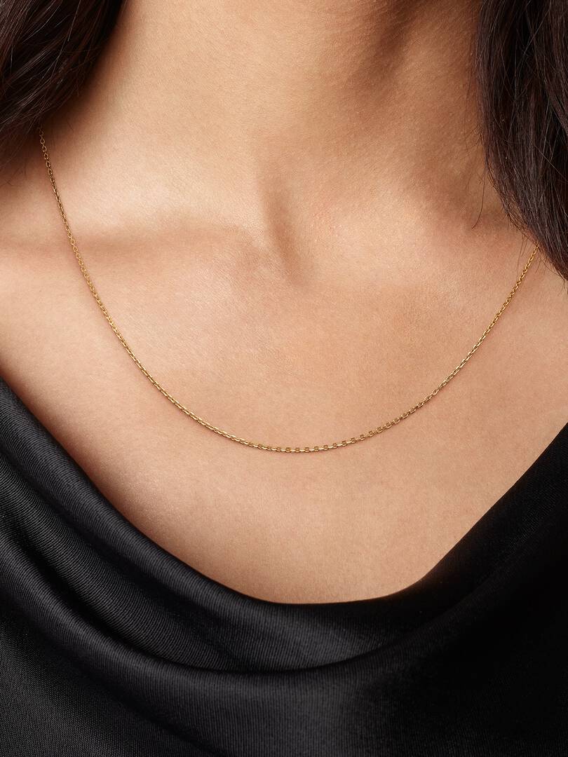 Pandora Talisman 14k Gold Cable Chain Necklace 14k gold
