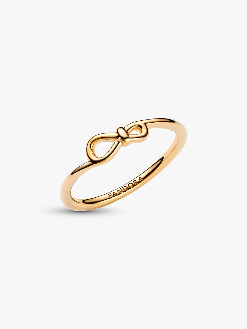 Infinity Knot Ring 14k gold plating