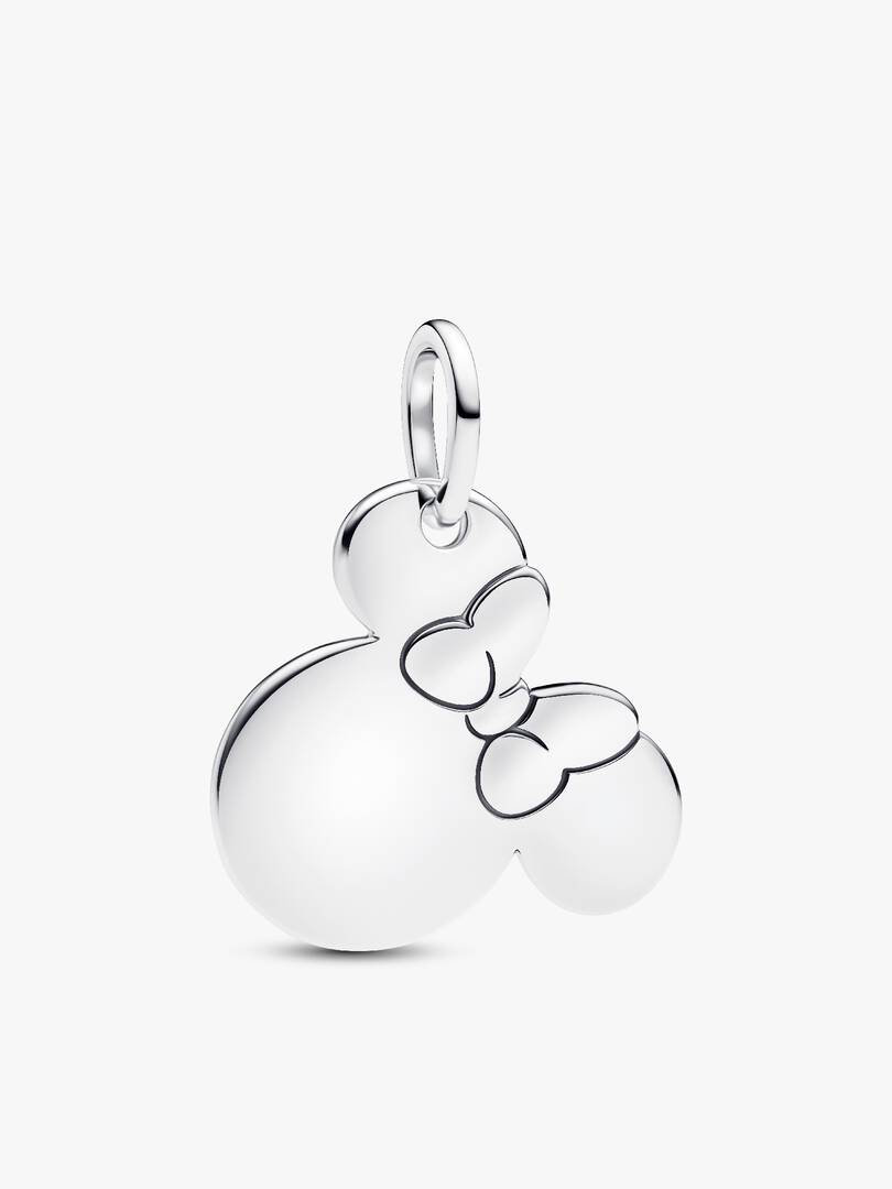 Engravable Minnie Mouse Necklace Set 2 Quantity
