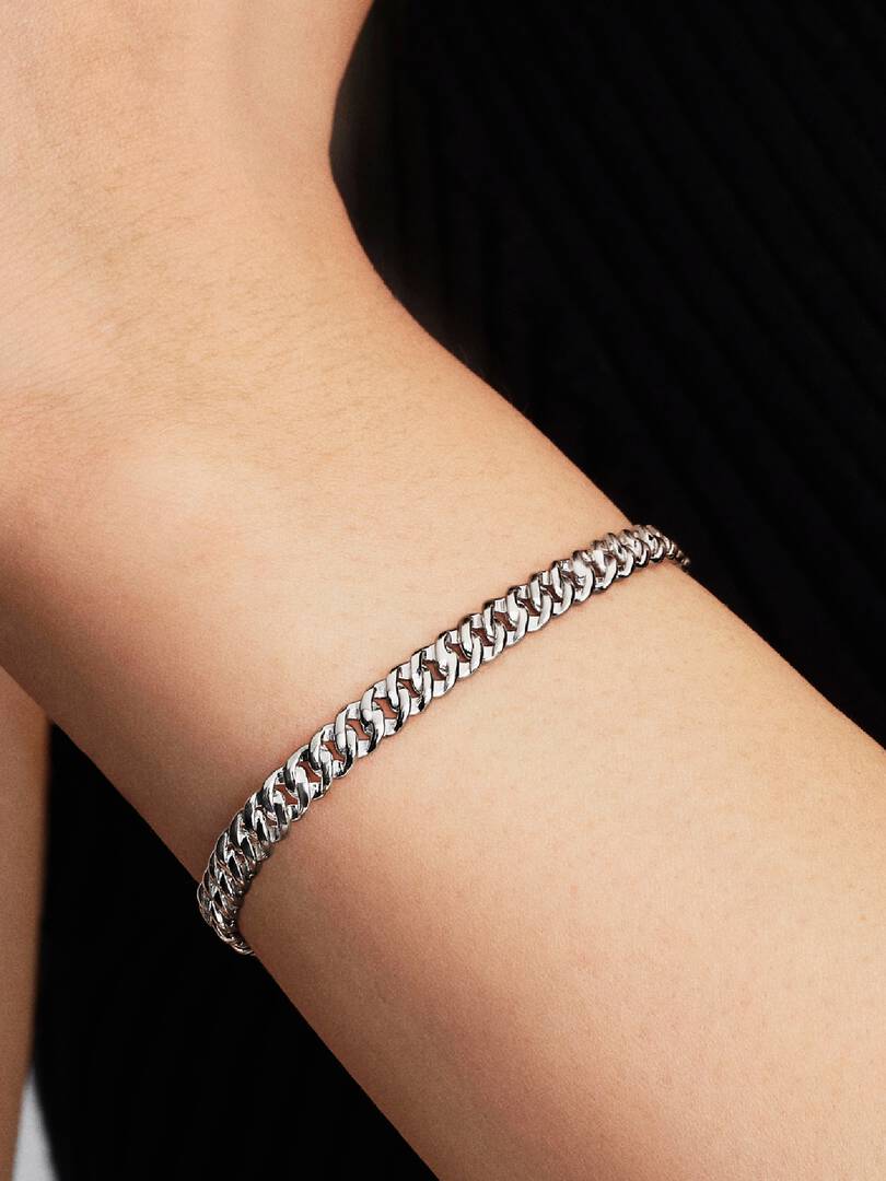 Cuban Chain Bracelet Sterling silver