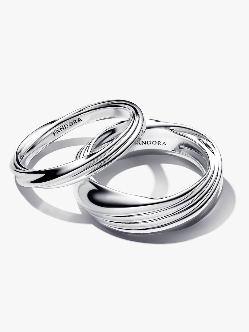 Twisted Double Ring Sterling silver