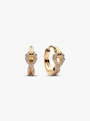 Pandora Infinite Lab-grown Diamond Pavé Hoop Earrings 0.26 ct TW, 14k gold