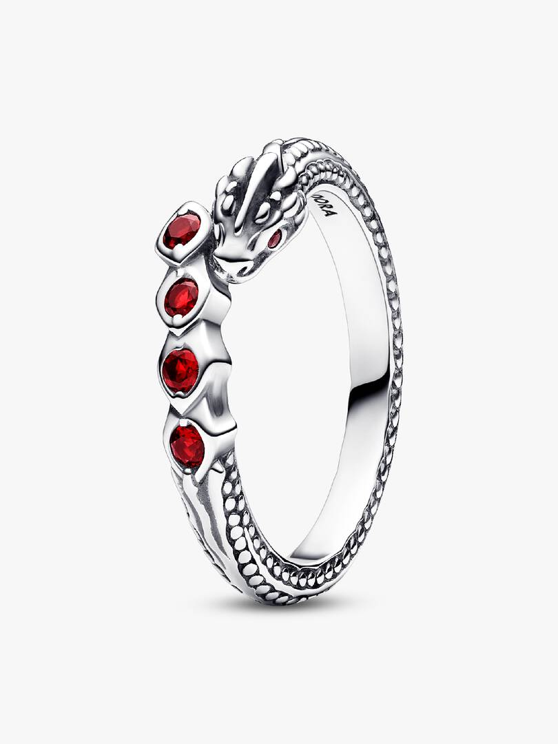FINAL SALE - Game of Thrones Dragon Sparkling Ring Sterling silver