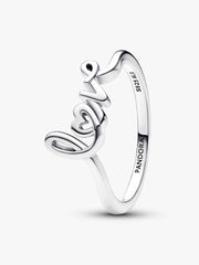 Handwritten Love Ring Sterling silver