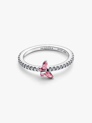 Sparkling Butterfly Ring Sterling silver