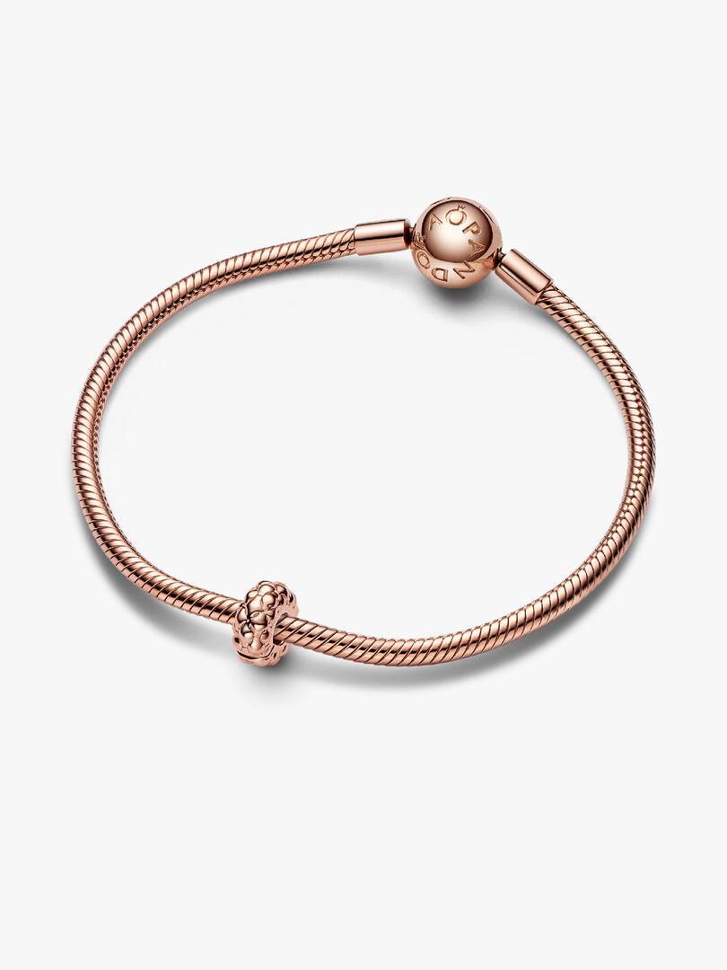 Studded Clip Charm 14k rose gold plating