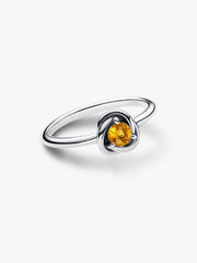 November Honey Eternity Circle Ring Sterling silver