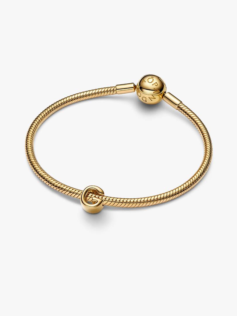 Letter G Alphabet Charm 14k gold plating