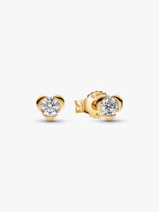 FINAL SALE - Pandora Talisman 14k Gold Lab-grown Diamond Heart Earrings 0.30 ct TW, 14k gold