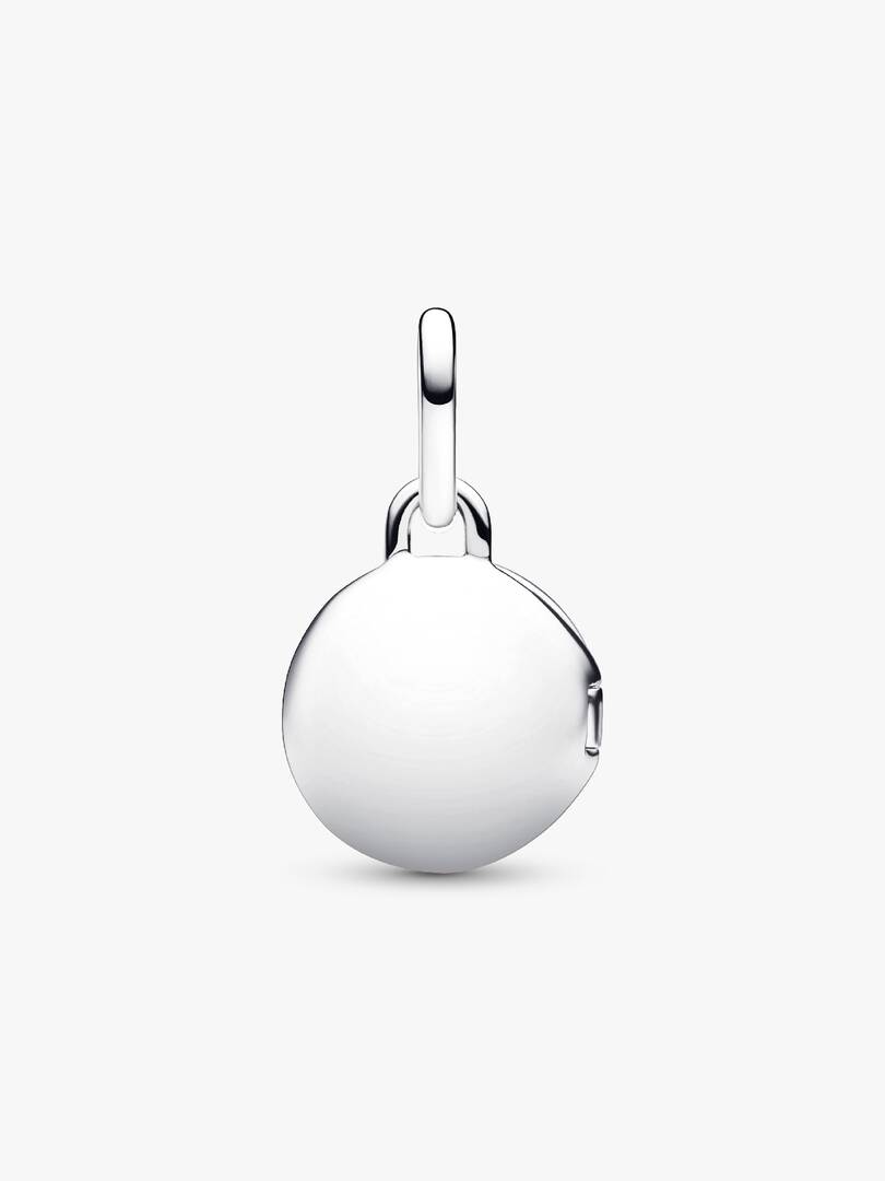 Openable & Engravable Love Locket Dangle Charm Sterling silver