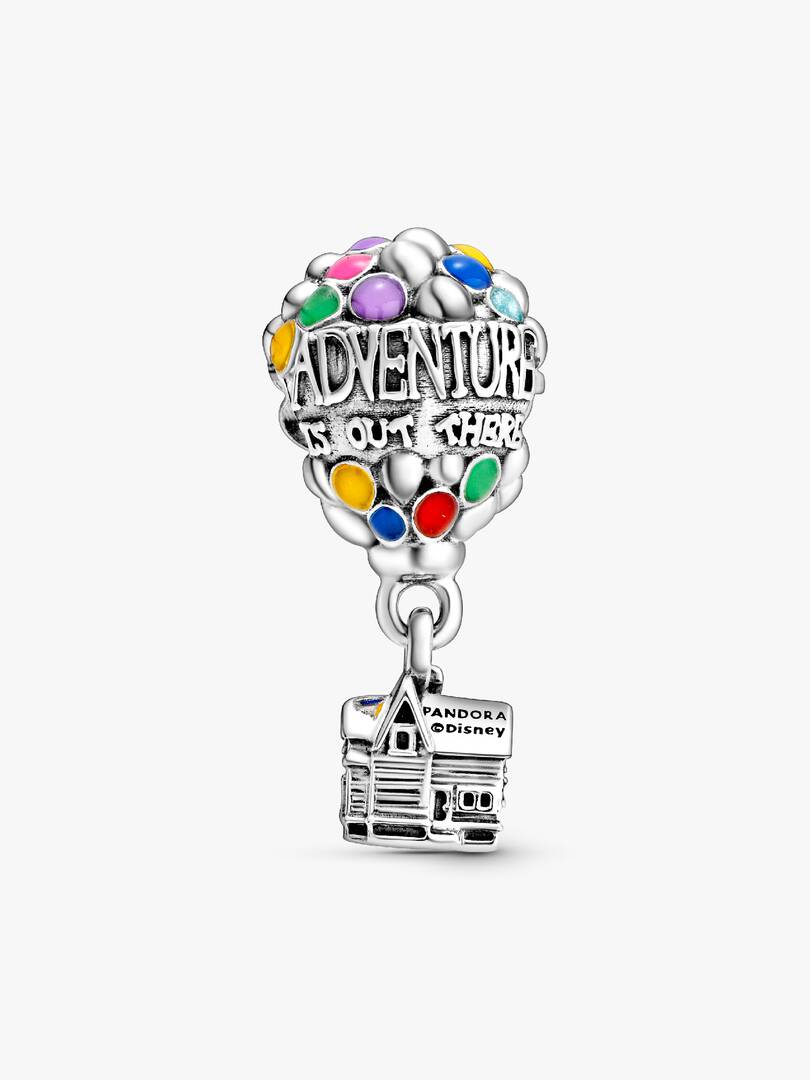 Disney Pixar Up House & Balloons Charm Sterling silver
