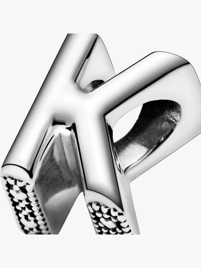 Letter K Alphabet Charm Sterling silver
