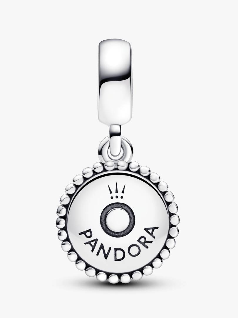 Sugar Skull Dangle Charm Sterling silver