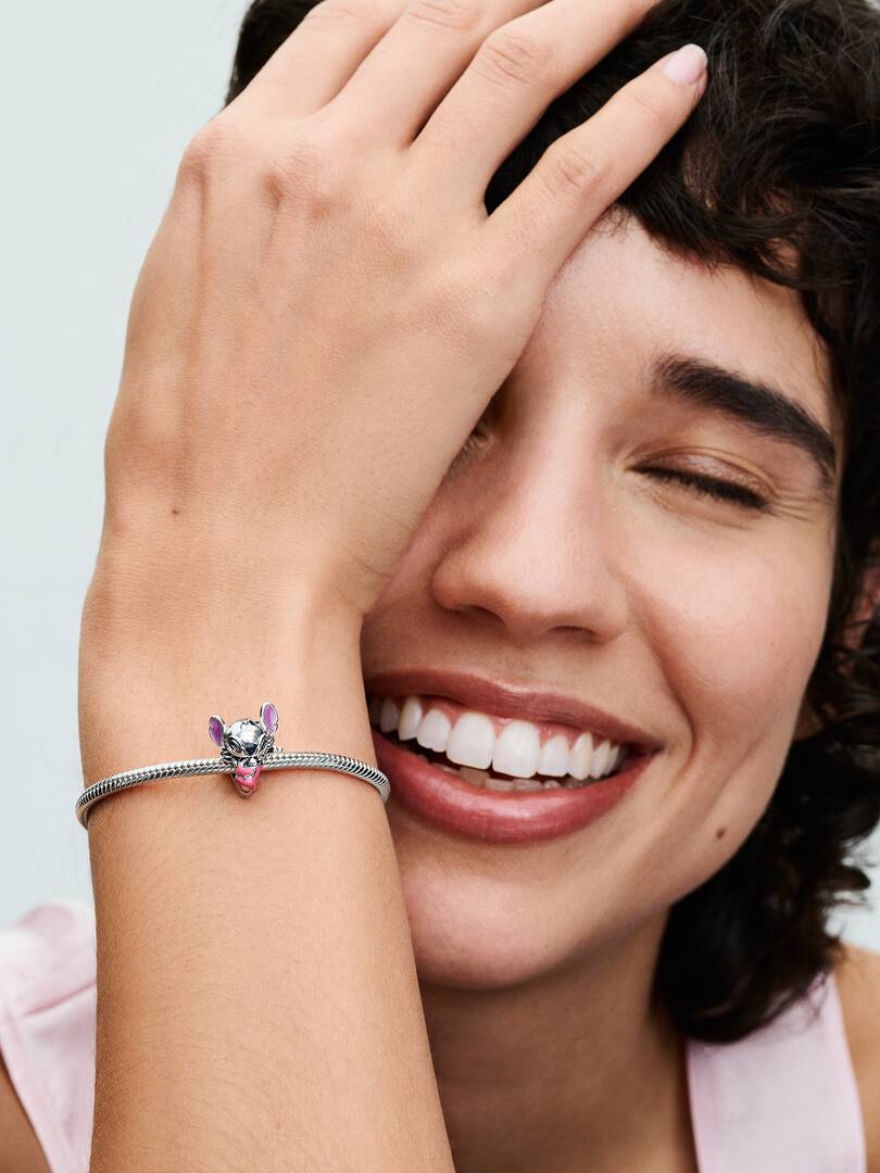 Disney Stitch Birthday Cake Charm Sterling silver