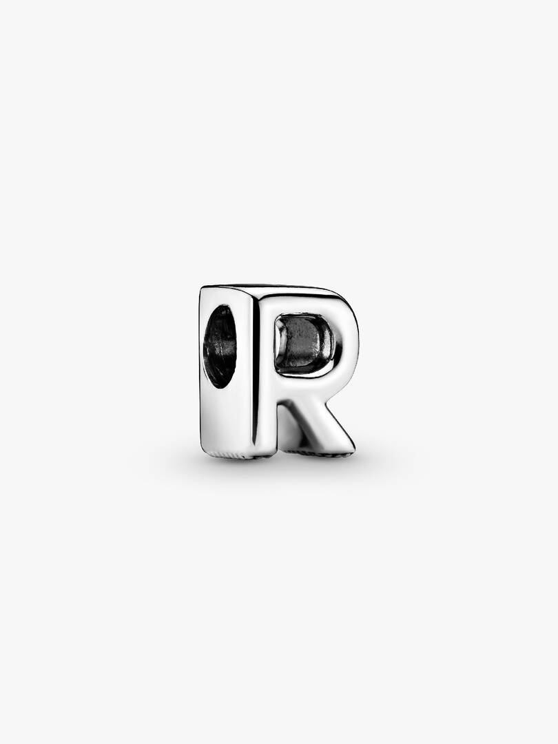 Letter R Alphabet Charm Sterling silver