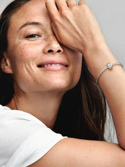 Sparkling Sunburst Clip Charm Sterling silver