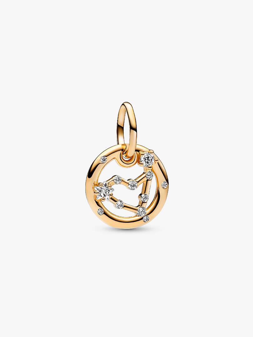 Capricorn Zodiac Dangle Charm 14k gold plating