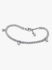 FINAL SALE - Sparkling Drops Tennis Bracelet Sterling silver
