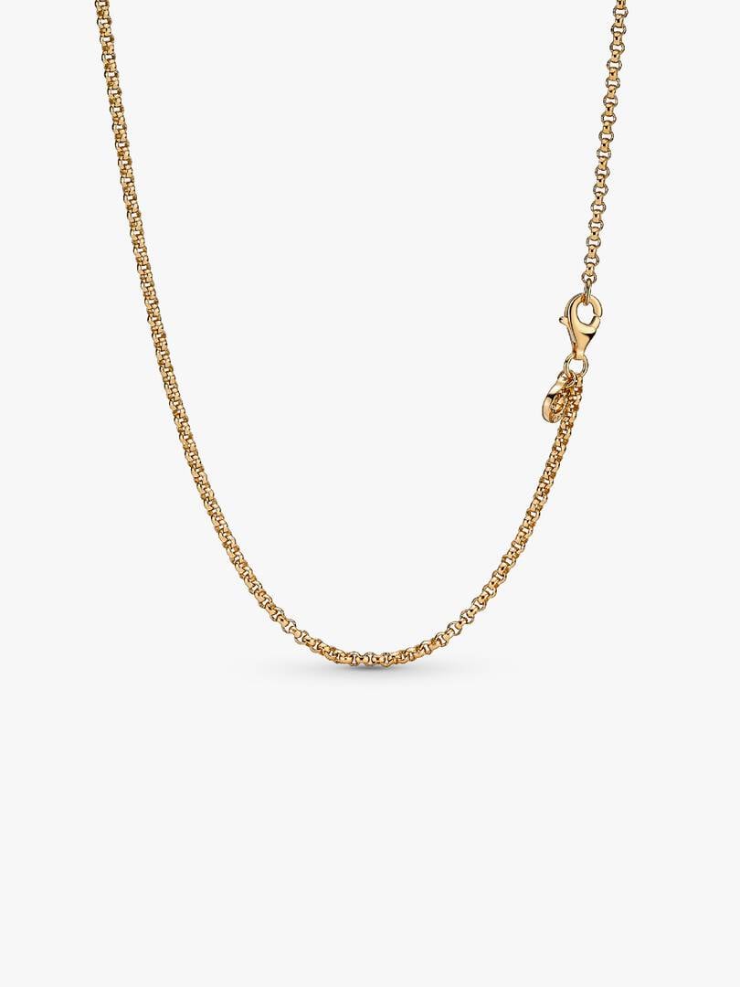 Rolo Chain Necklace 14k gold plating