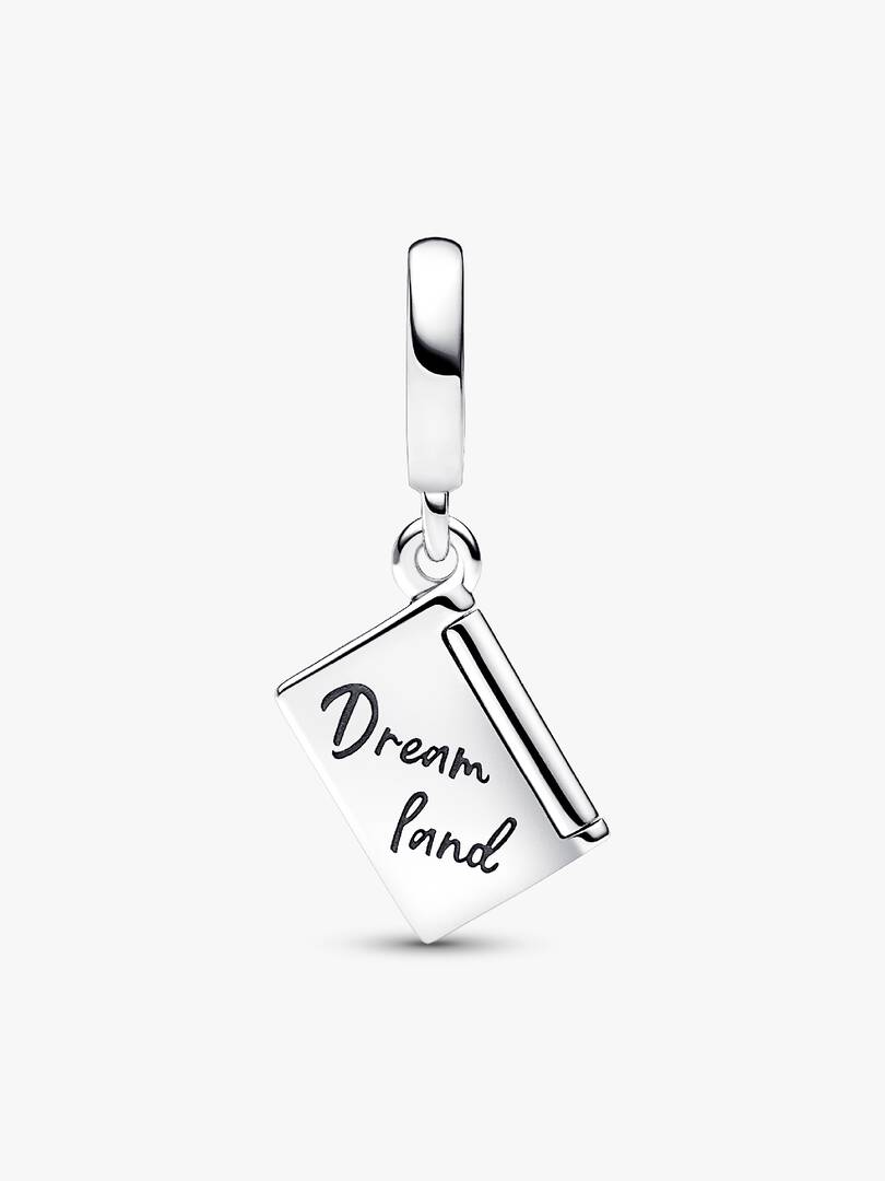 Openable Passport Dangle Charm Sterling silver