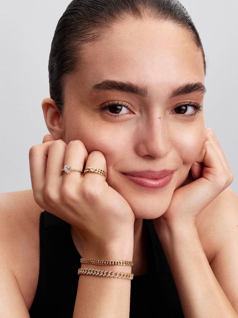Cuban Chain Bracelet 14k gold plating
