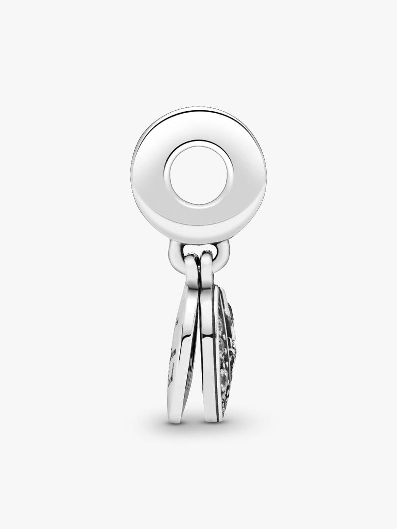 Moon & Blue Sky Dangle Charm Sterling silver