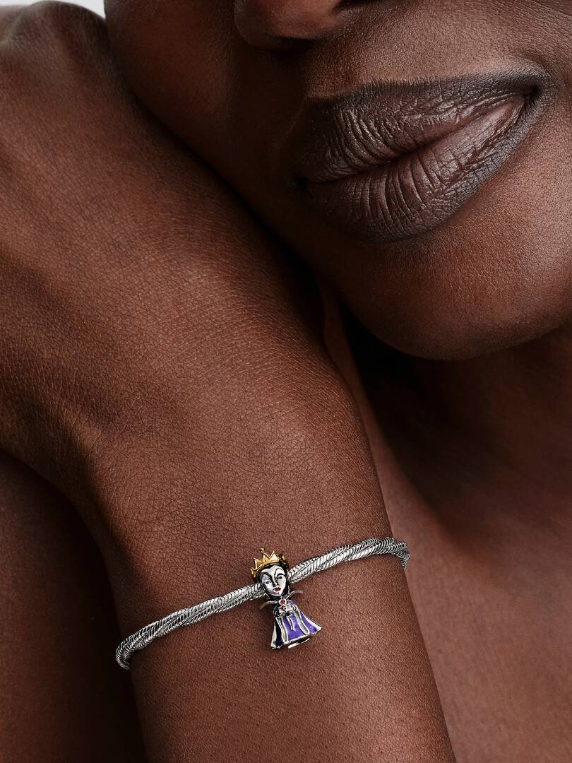 Disney Villains Evil Queen Charm Sterling silver, 14k gold plating