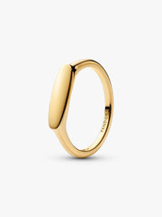Engravable Bar Ring 14k gold plating