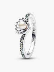 Disney Princess Ariel Shell Treated Freshwater Cultured Pearl Ring Sterling silver