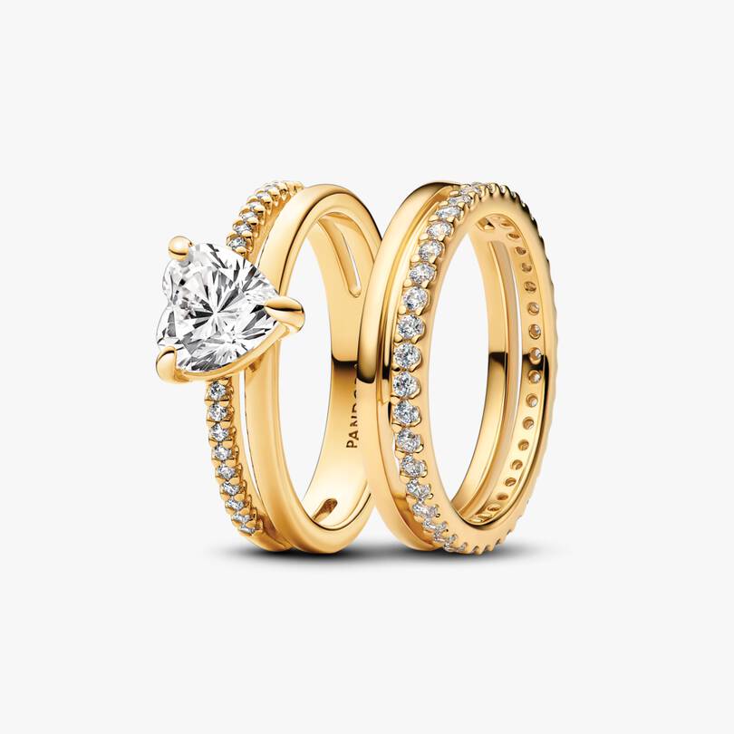 Double Devotion Ring Set 2 Quantity