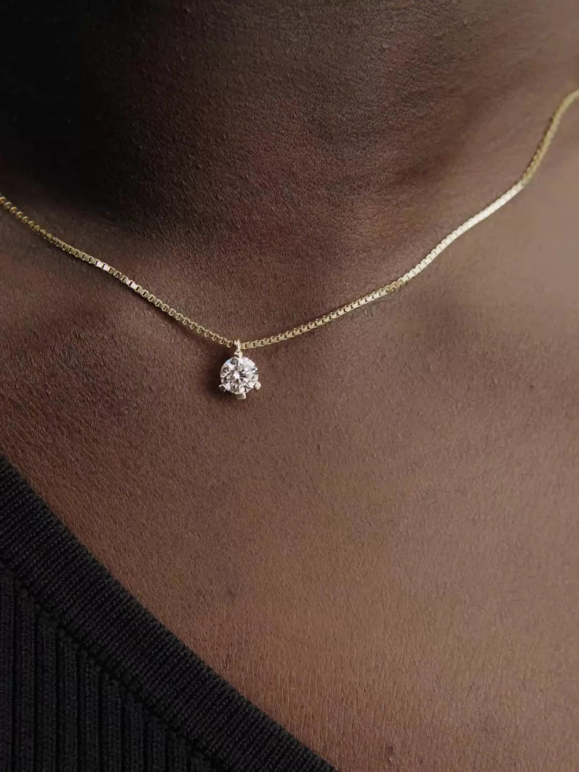 FINAL SALE - Pandora Nova 14k Gold Lab-grown Diamond Pendant Necklace 0.50 ct TW, 14k gold