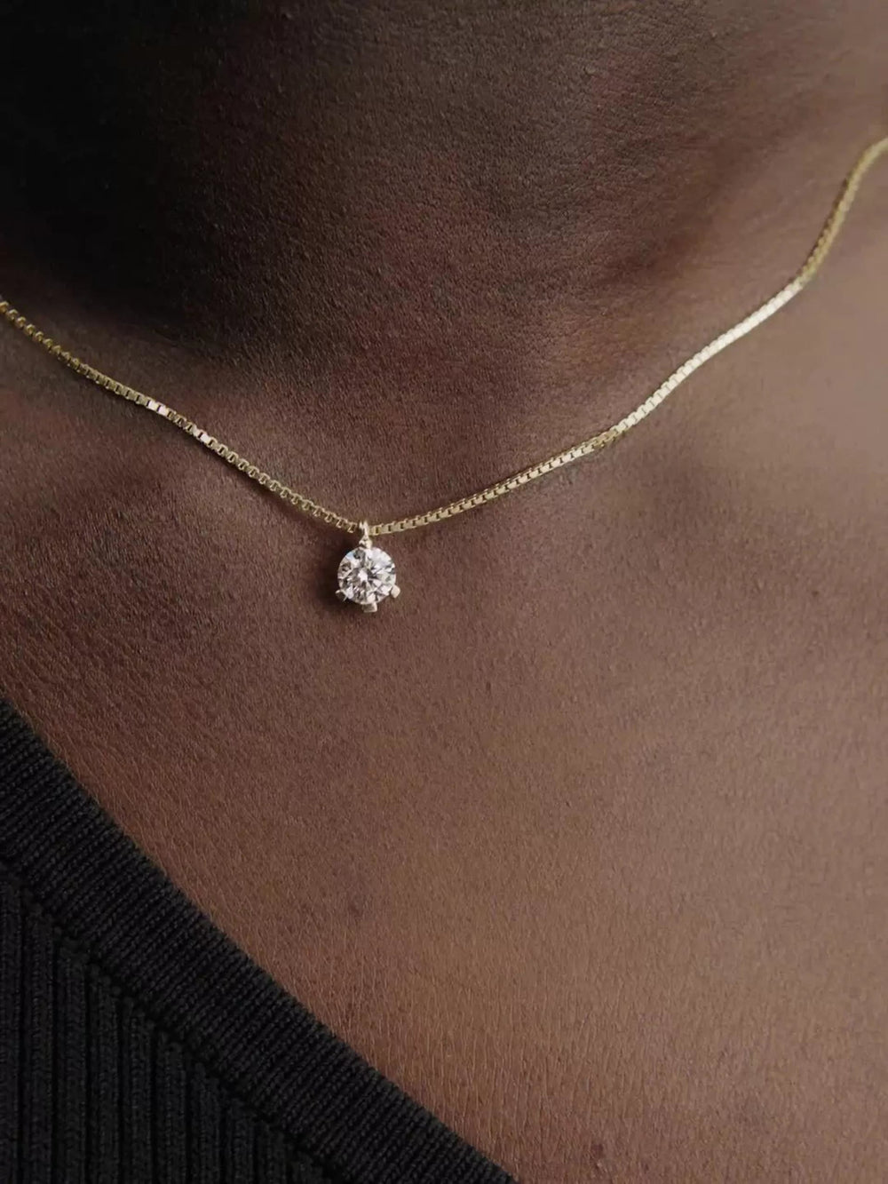 FINAL SALE - Pandora Nova 14k Gold Lab-grown Diamond Pendant Necklace 0.50 ct TW, 14k gold
