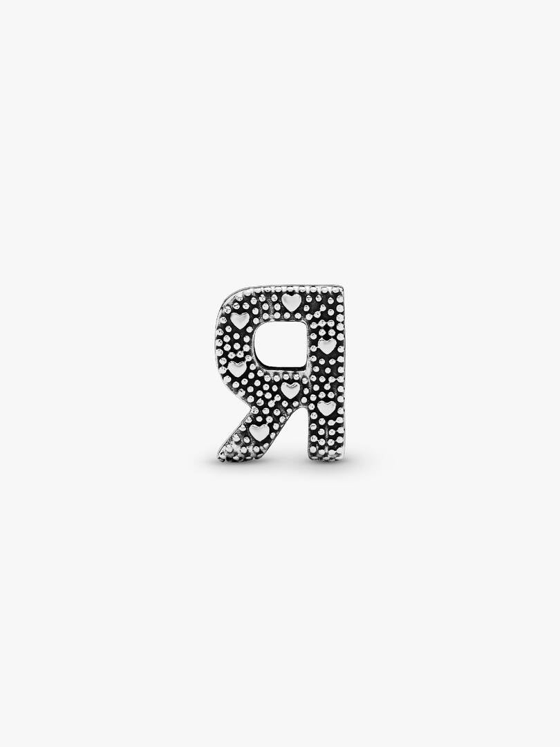 Letter R Alphabet Charm Sterling silver